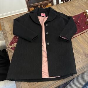 Black kate spade wool peacoat